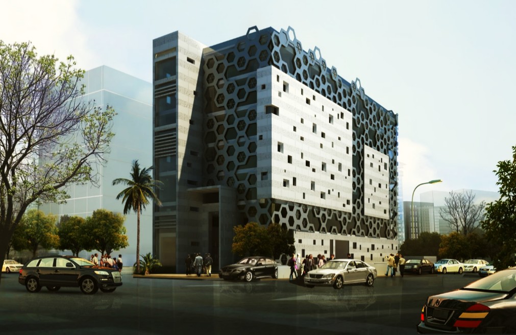 the  villa overlooks dramatic mountainous scenery