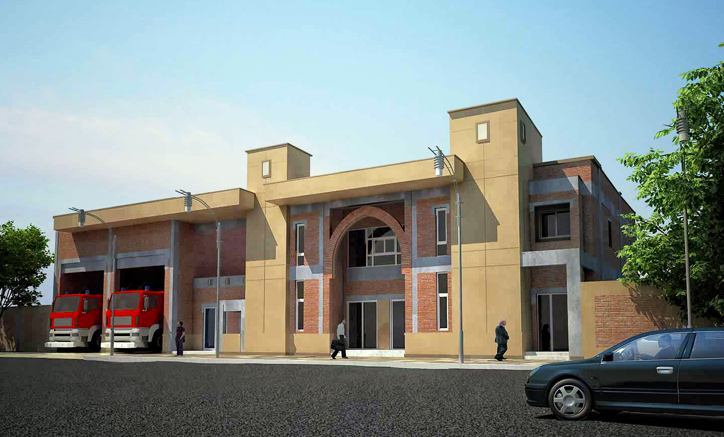 the  villa overlooks dramatic mountainous scenery