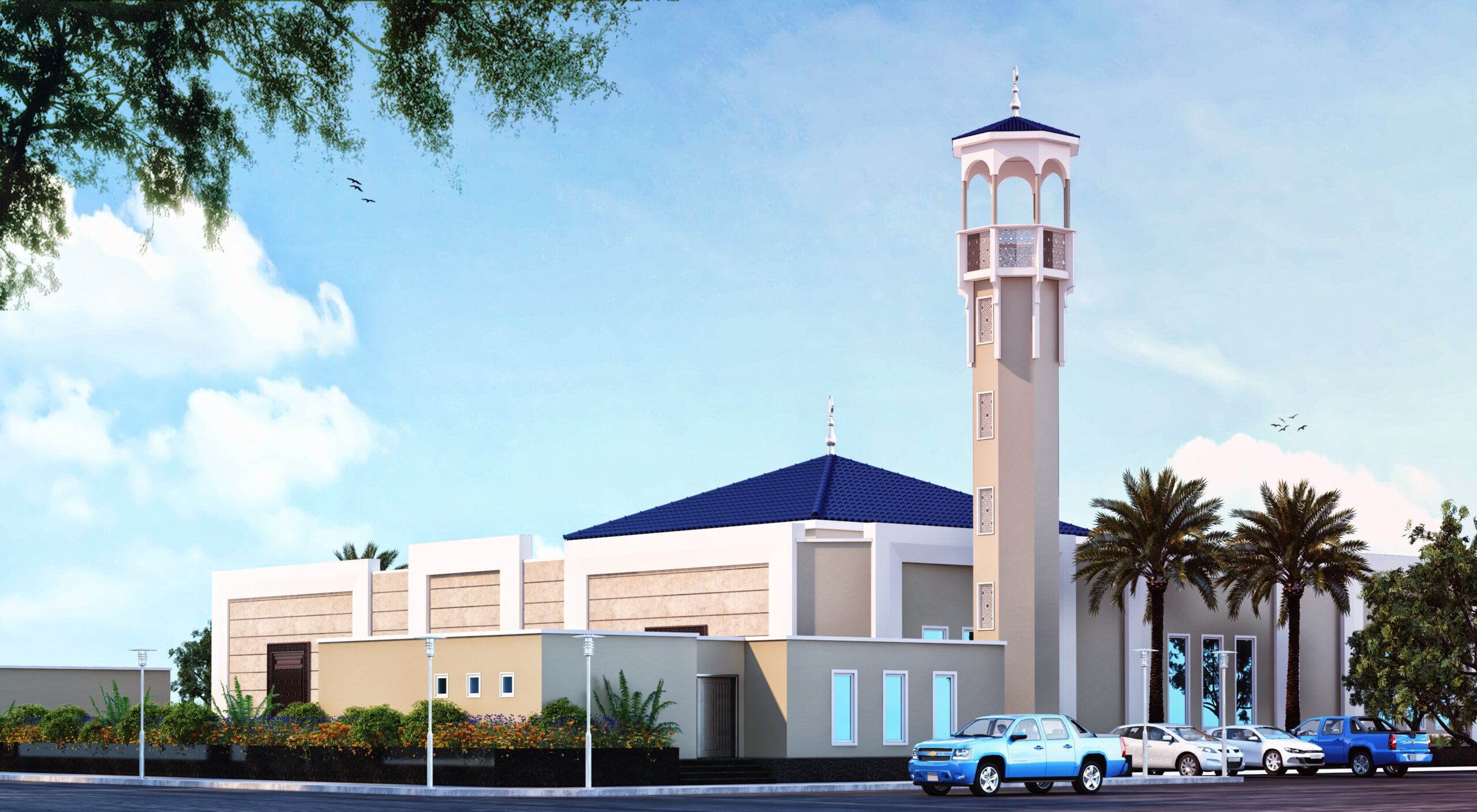 the  villa overlooks dramatic mountainous scenery