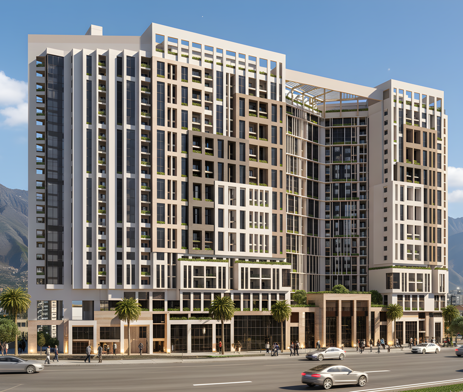 Construction progress of Masar Mawten Project in Mecca, Saudi Arabia ...
